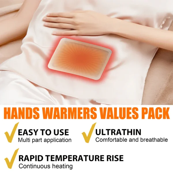 10pcs/bag Universal Body Warmer Stickers Disposable Hand Warmer Patch Relieve Fatigue Discomfort Feet Warm Paste Outdoor Tools - Image 5