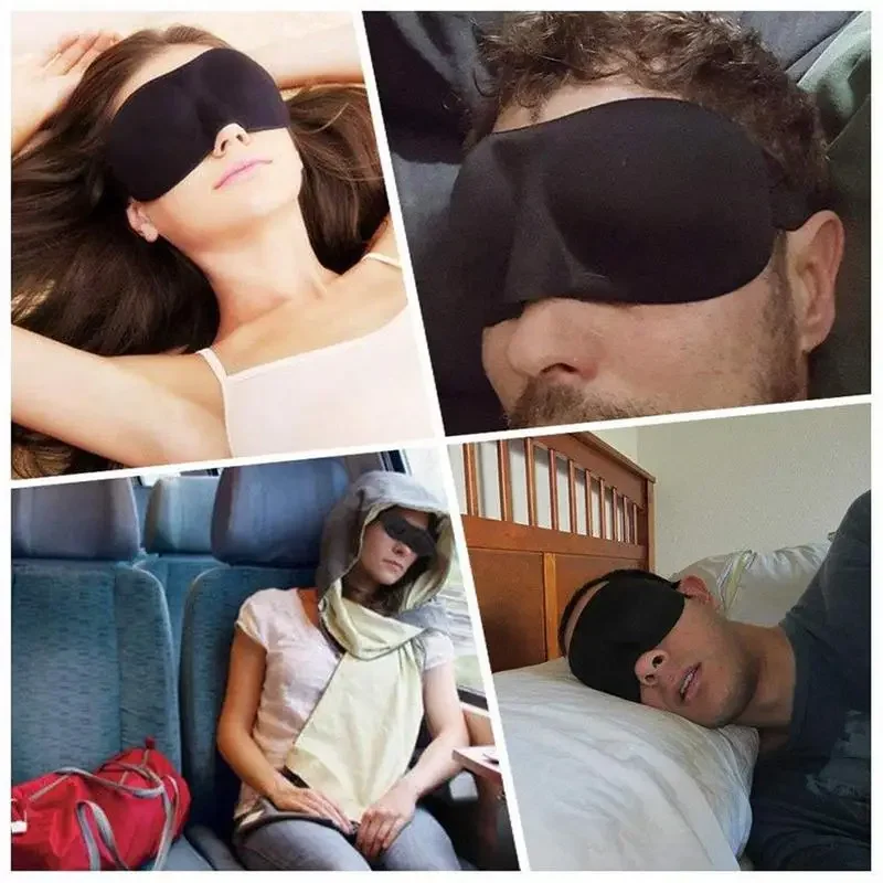 Comfortable Lightweight Eye Cover Soft 3D Contoured Sleeping Mask Breathable Eye Shade for Men and Women Night Travel Rest Aid - Image 6