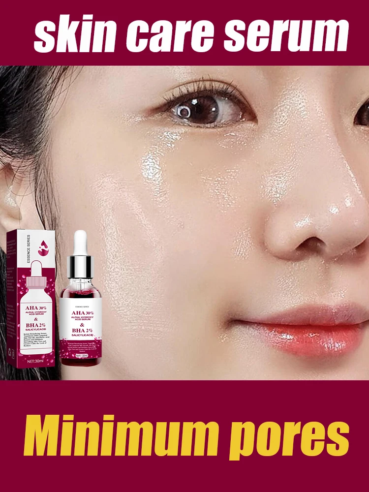 Shrink Pores Serum Salicylic Fruit Acid Face Remove Blackheads Oil Control Gel Whitening Moisturizing Smooth Skin Care