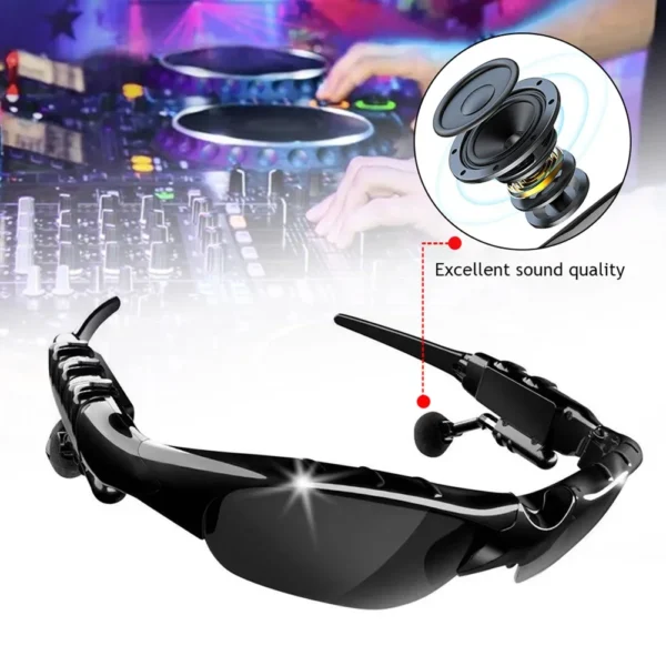 5.0 Smart Bluetooth Audio Glasses Outdoor Sports Cycling Surround Sound Headphones Listen To Music Call Polarized Sunglasses - Image 3