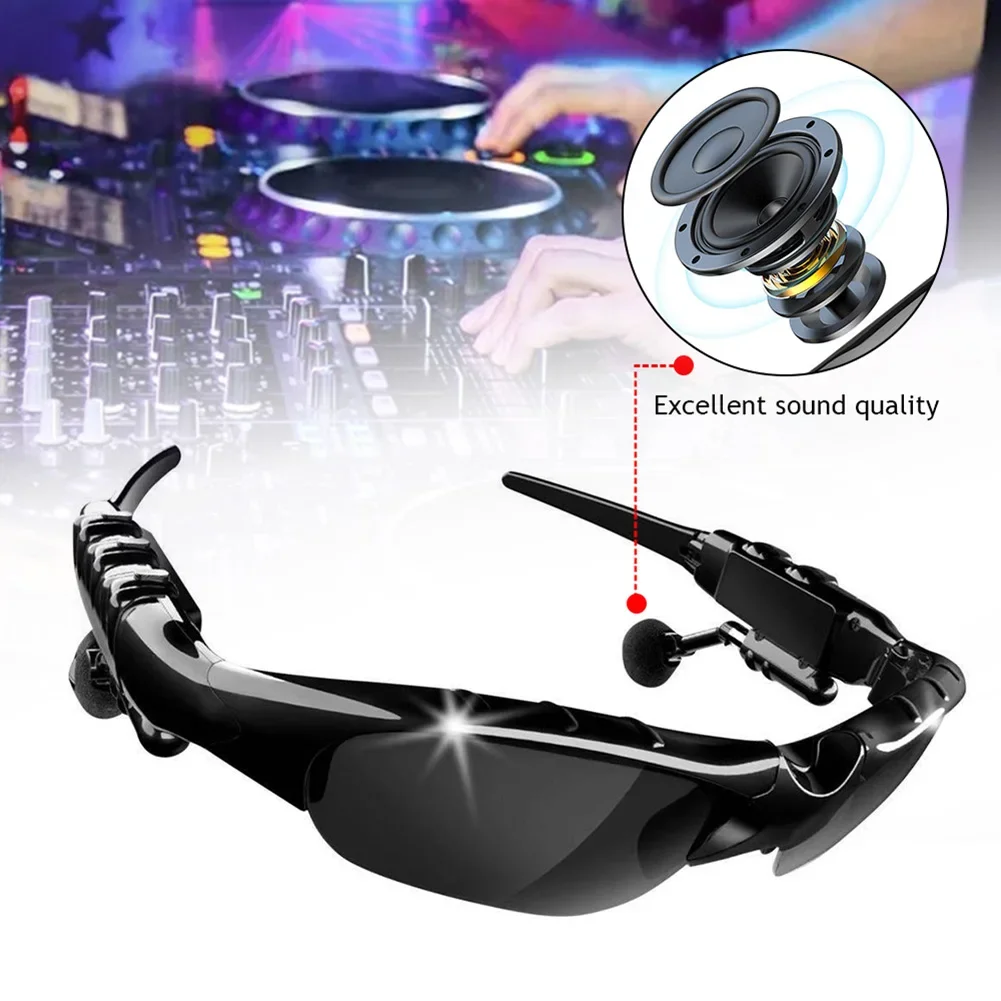5.0 Smart Bluetooth Audio Glasses Outdoor Sports Cycling Surround Sound Headphones Listen To Music Call Polarized Sunglasses - Image 3