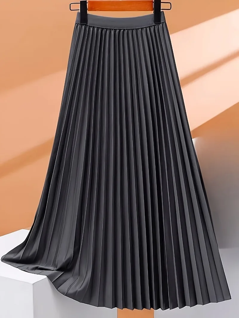 Fashion Elegant Pleated Skirt for Women Faldas Vintage Saias Party Goth Skirts Ropa Mujer Casual Jupe Femme Harajuku Streetwear - Image 6