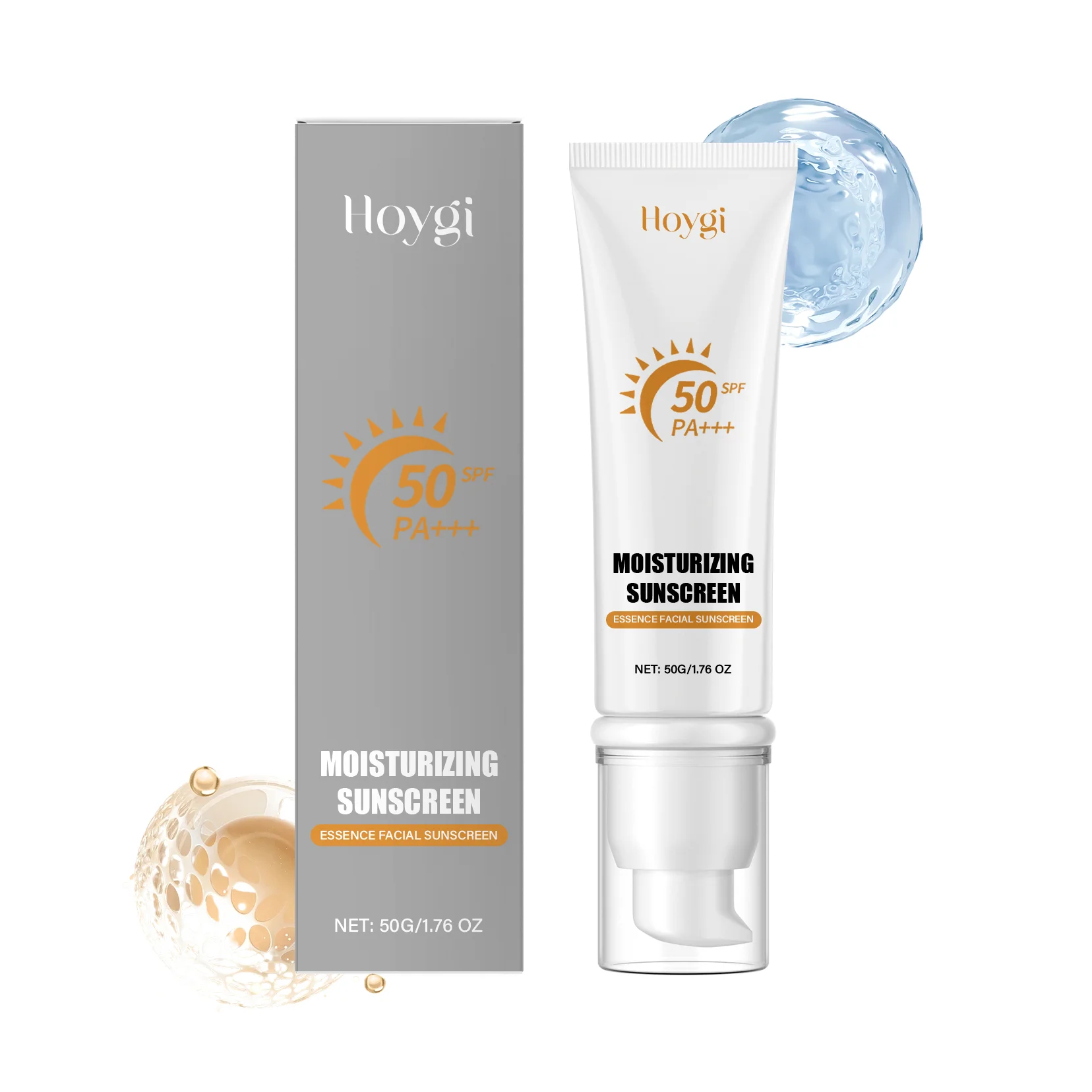 SPF 50 PA++++ Sunscreen Essence – Moisturizing Facial Sunscreen for Daily Use | Lightweight, Non-Greasy, No White Cast