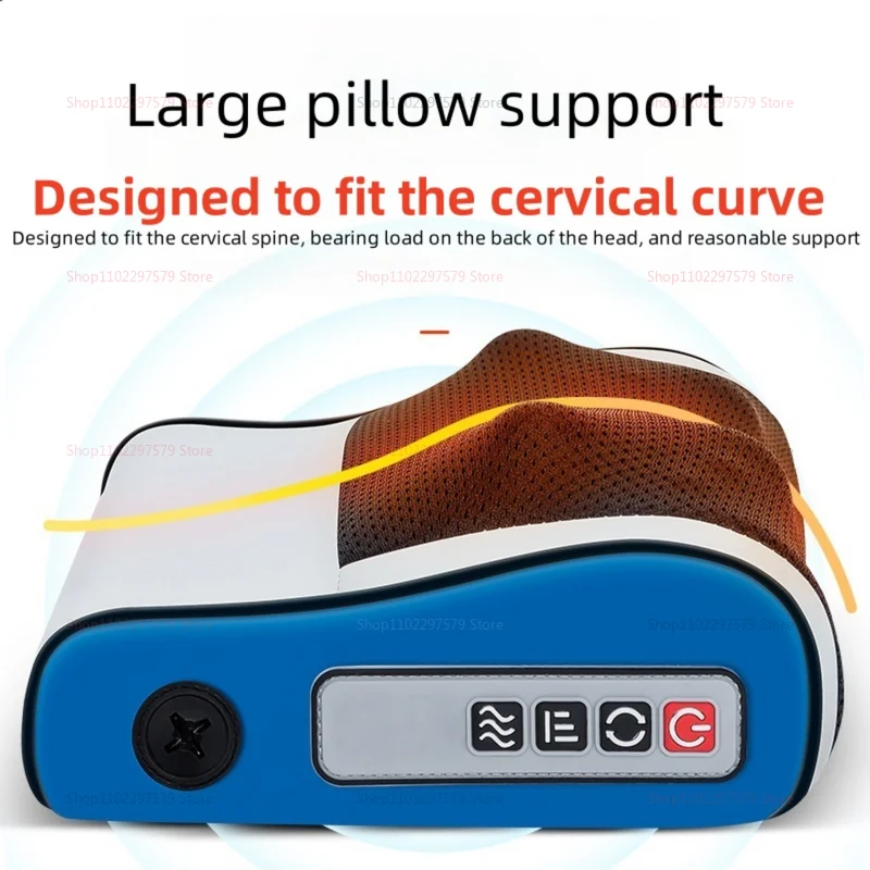 Smart Heating Neck Massager Pillow Multi-Function for Neck Waist Back Shoulder Home Use Massage Cushion Health Massage Machine - Image 4