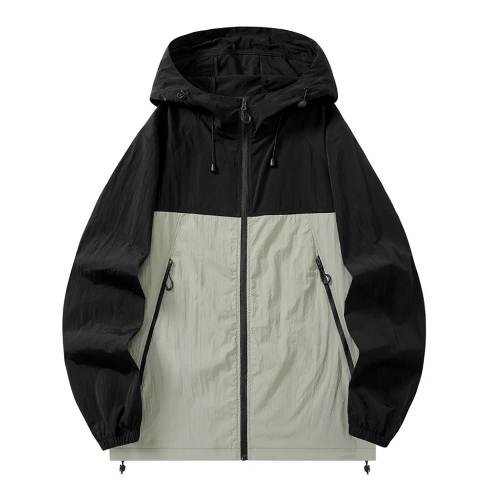 Summer Ice Fan Jacket Couple Style Cooling Air Conditioning Clothes Breathable Outerwear Casual Hooded Sunscreen Skin Clothes - Image 6