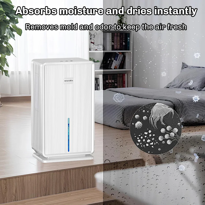 Electric Air Dehumidifier Compressor Home DehumidifierFor Bathroom Basement Air Dryer For Indoor Moisture Absorber Machine EU/US - Image 3