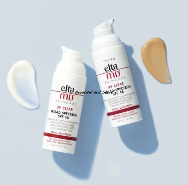 EltaMD UV Daily Tinted Sunscreen with Zinc Oxide Protects and Calms Sensitive Skin and Acne-Prone Skin SPF46 Oil Free