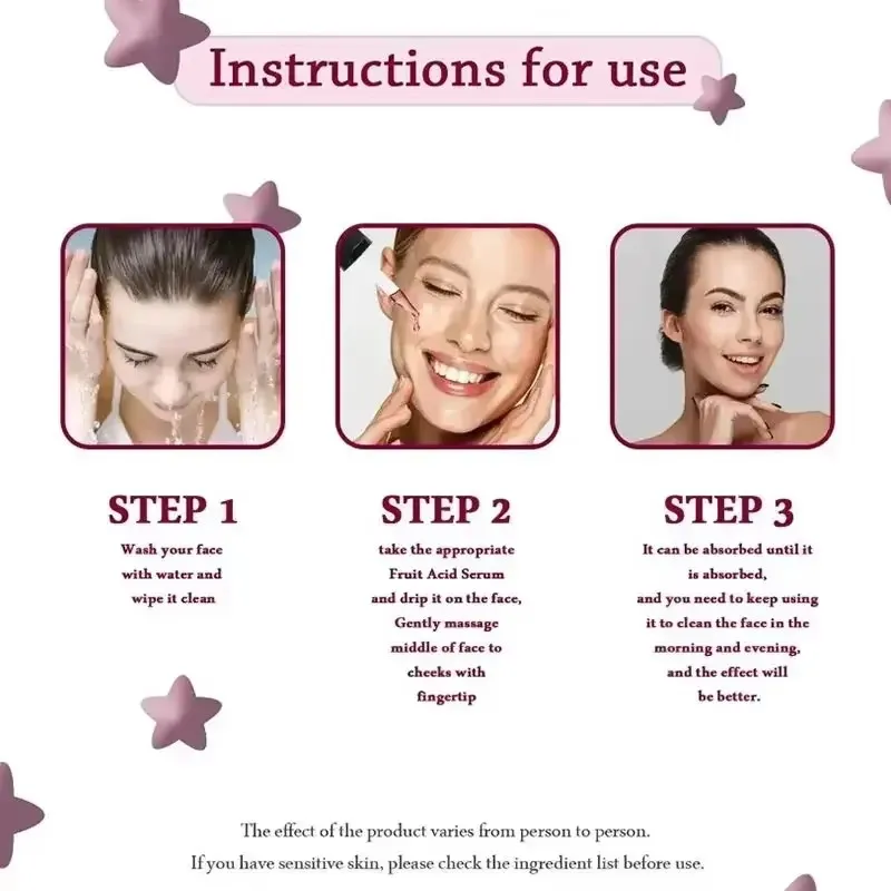 Shrink Pores Serum Salicylic Fruit Acid Face Remove Blackheads Oil Control Gel Whitening Moisturizing Smooth Skin Care - Image 6