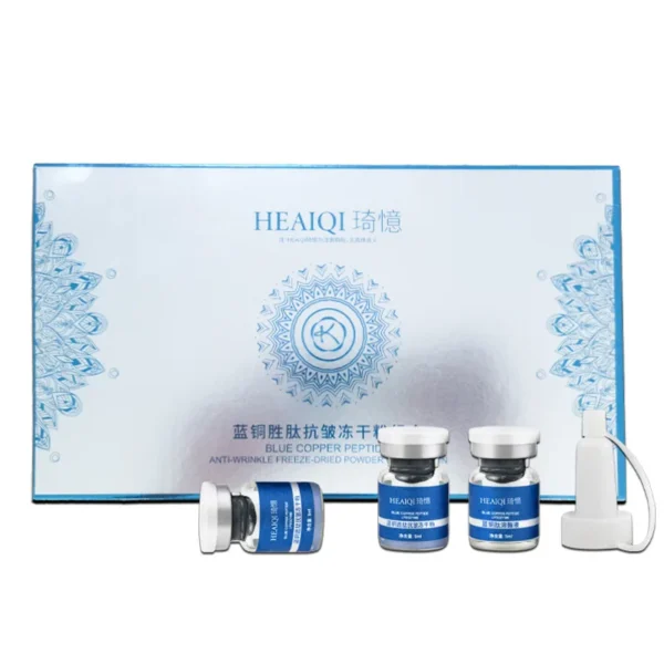 Facial Blue Copper Peptide Antioxidant Freeze-Dried Powder Essence Kit Repair Skin Moisturizing Rejuvenating Skin Care - Image 6
