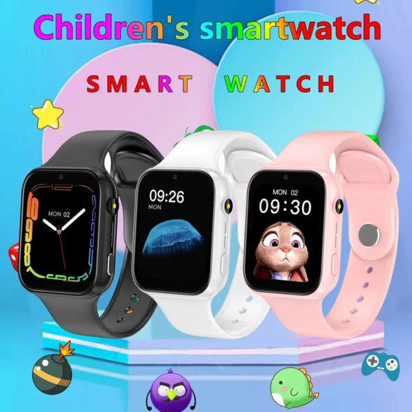 2025 New Kids Smart 4G Call Phone smartwatch Children Monitor Boy Girls GPS WIFI LBS track SOS Child Watch For children's gifts - Image 6
