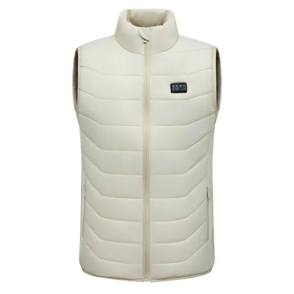 28Areas Intelligent Heating Vest for Men Women USB Smart Electric Sleeveless Jacket Self-heating Clothes Winter Warm Padded Coat - Image 3