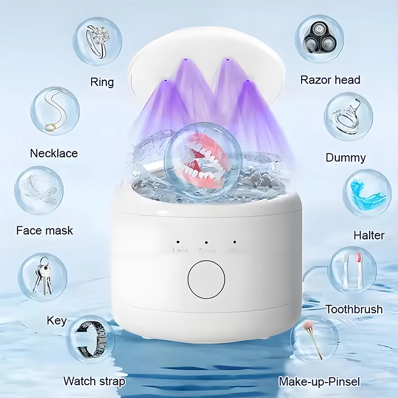 Xiaomi Ultrasonic Cleaner 50Khz Ultrasonic Cleaner Machine High Frequency Ultrasonic Cleaning Bath For Jewelry And Teeth Brace - Image 6