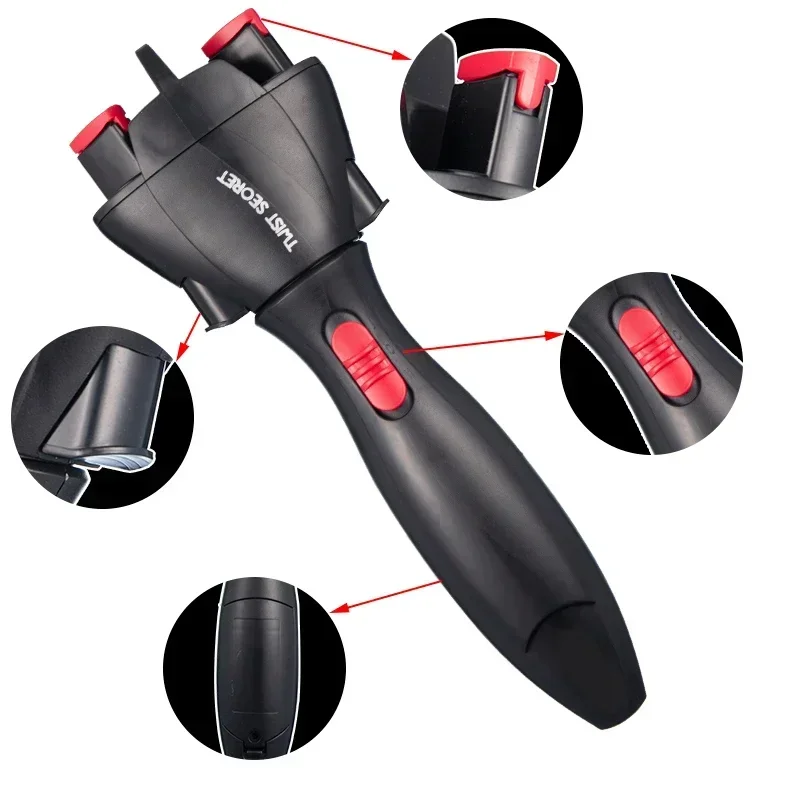 Electric Hair Braider Plait Automatic Twist Braider Styling Braiding Machine Quick Braid Tool Hair Styling Tool Hair Braider - Image 5