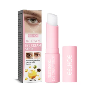 Retinol Eye Cream Stick Fade Fine Line Remove Wrinkle Eye Bags Anti-Puffiness Dark Circle Smoothing Firming Under Eye Skin Care