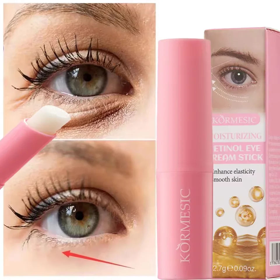 Retinol Eye Cream Stick Eye Bag Removal Anti Puffiness Aging Dark Circles Fade Fine Line Moisturizing Brighten Korean Skin Care