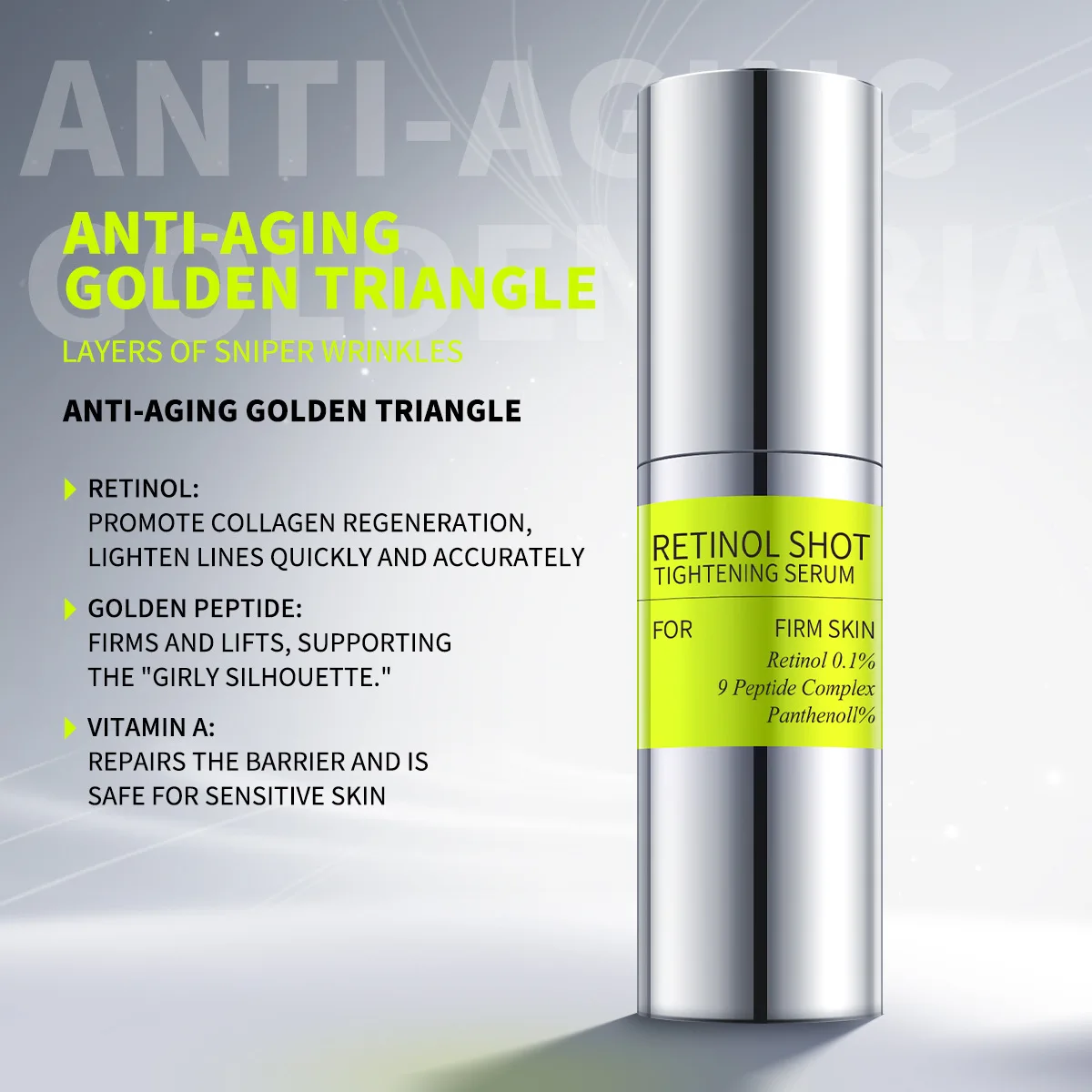 Retinol Shot Tightening Booster For Firming Skin Face Serum Moisturizing Anti Aging Wrinkles Eye Cream Puffiness Skin Care - Image 2