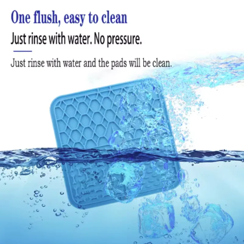 Pet Lick Silicone Mat Dogs Pet Slow Food Plate for Dog Bathing Distraction Silicone Dog Sucker Food Training Dog Feeder Supplies - Image 4