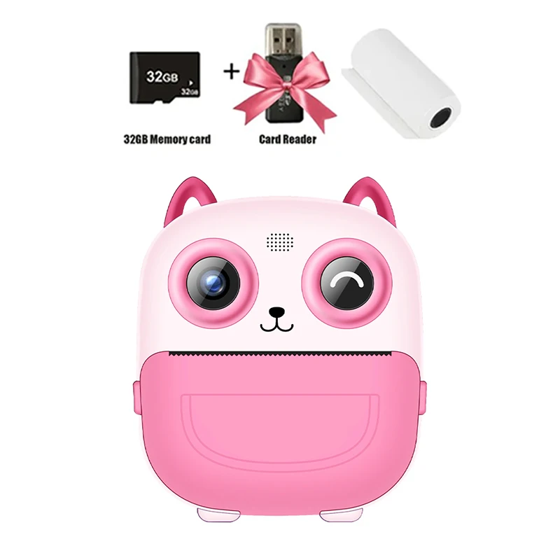 Children Digital Camera Instant Print for Kids Thermal Print Camera Instant Photo Printing Camera Video Toys+32G Memory Card - Image 5