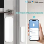 Tuya Zigbee Smart Door Sensor Window Door Open Closed Detectors Smart Home Security Alarm System Voice Control Via Alexa Google