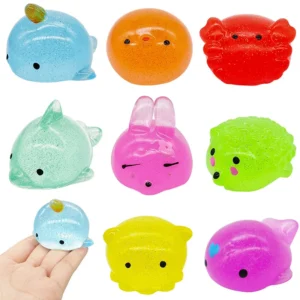Funny Cute Children's Squeezing Toy Cartoon Animal Stress Relief Toys Boys Girls Venting Ball Kids Party Supplies Birthday Gift