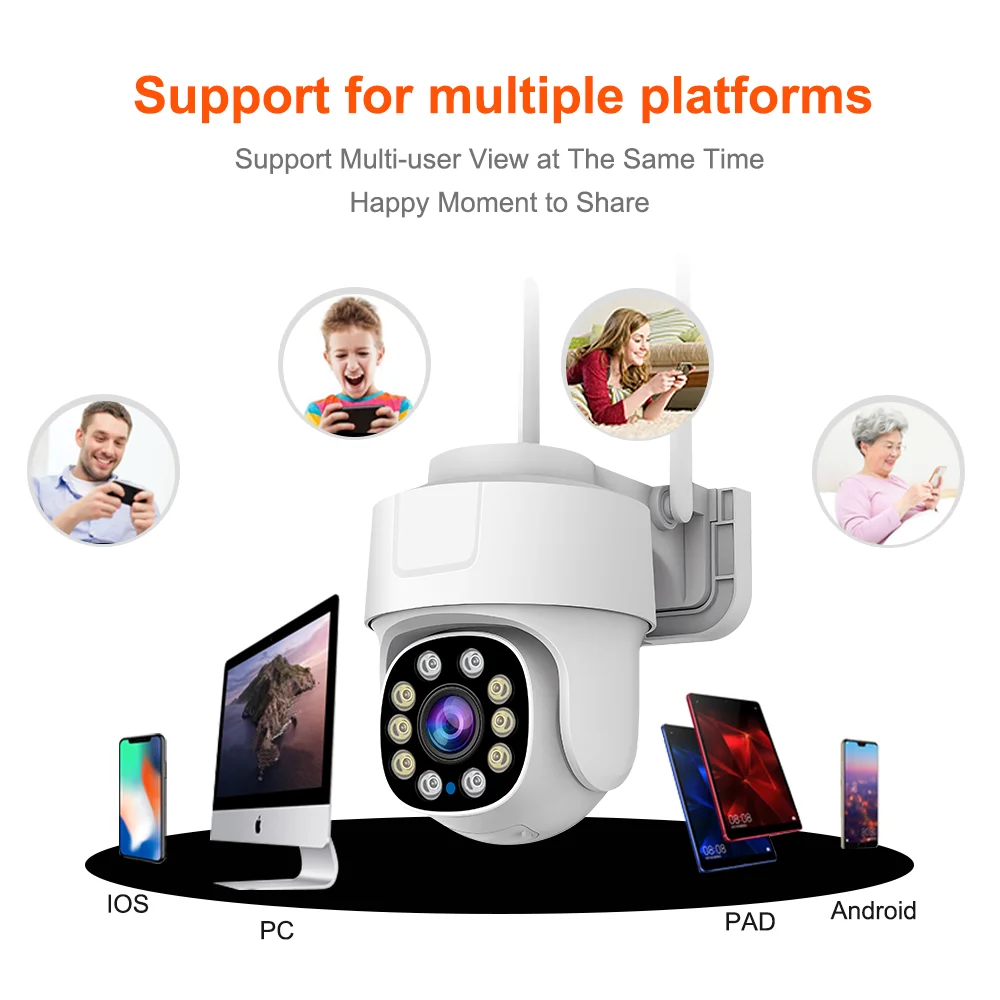 10X PTZ Zoom Wifi Camera Tuya Smart Outdoor Home Security Video Surveillance 5MP Wireless IP Cameras AI Automatic Human Tracking - Image 6