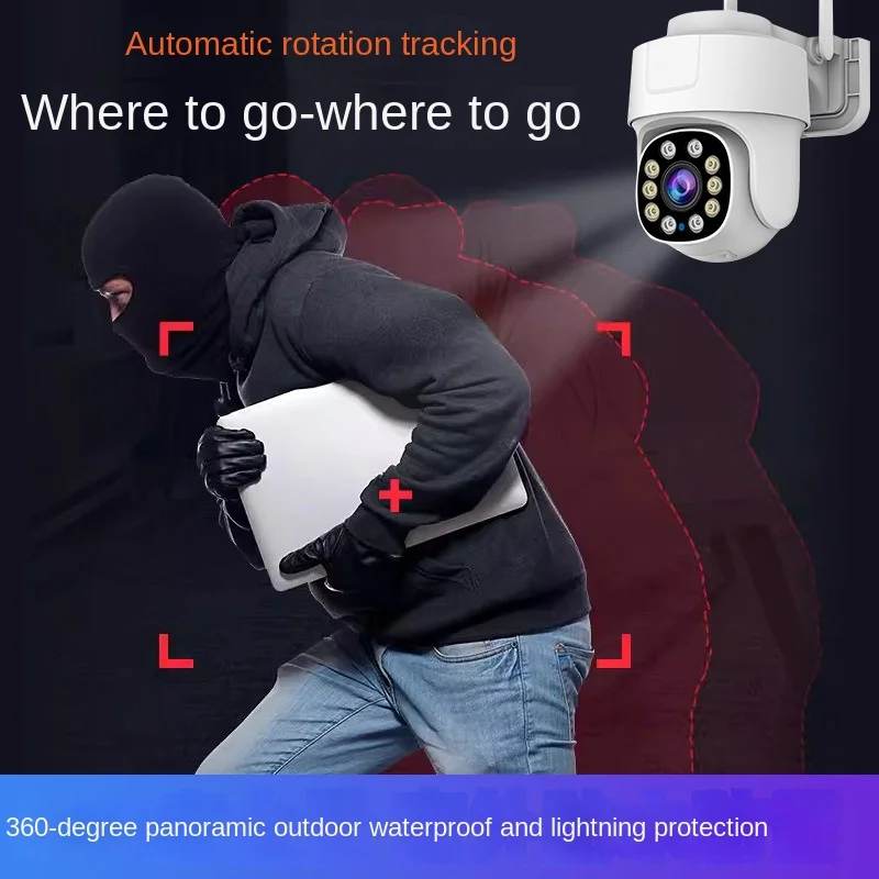 10X PTZ Zoom Wifi Camera Tuya Smart Outdoor Home Security Video Surveillance 5MP Wireless IP Cameras AI Automatic Human Tracking - Image 5