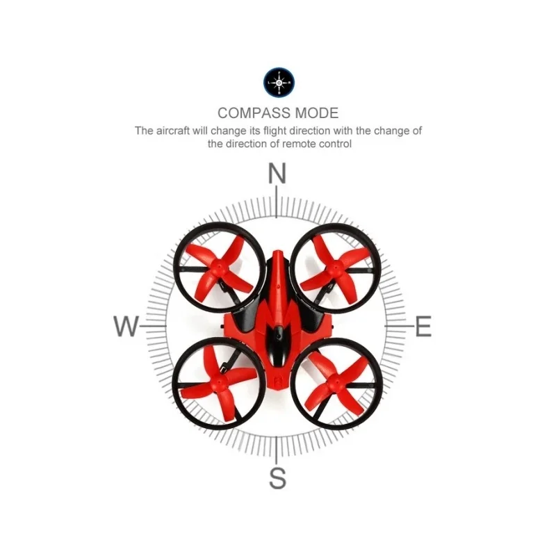 Mini 2.4G 4CH 4-Axis Gyro NH-010 RC Drone Quadcopter PK Eachine E-010 JJRC H36 Headless Mode UFO Aircraft W Extra Batteries DIY - Image 2