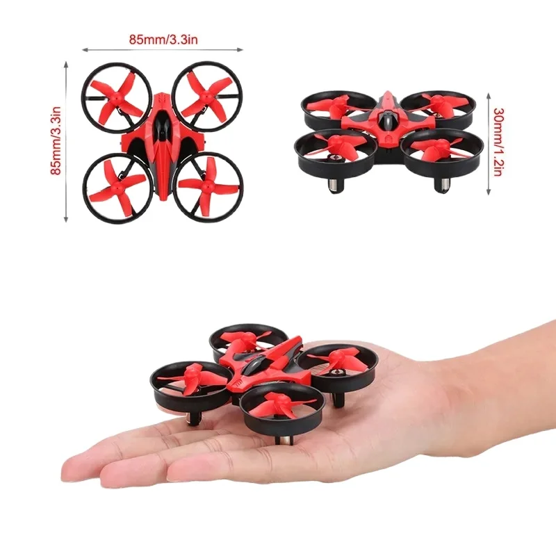Mini 2.4G 4CH 4-Axis Gyro NH-010 RC Drone Quadcopter PK Eachine E-010 JJRC H36 Headless Mode UFO Aircraft W Extra Batteries DIY - Image 4