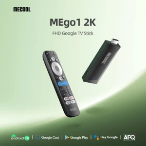 MECOOL Android TV Stick MEgo 1 2K Android 14 Google TV OS Netflix Chromecast TV 1+8G WIFI 2.4G/5G HDR10+ TV Box Vs Fire TV Stic