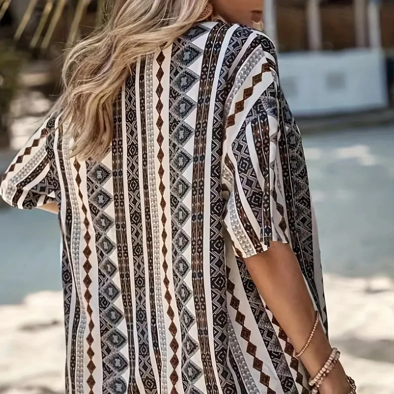 Casual Loose Printed Short Pants Sets For Women 2025 Elegant Summer Women's Two Pieces Suit Full Set Female Outfit Clothes - Image 6