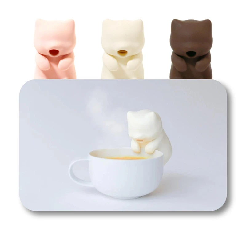 Portable Mini Cartoon Cute Cat Cooling Fan, Robot For Cools Your Hot Drinks & Food Cooler Suitable for All Kinds of Tableware - Image 4