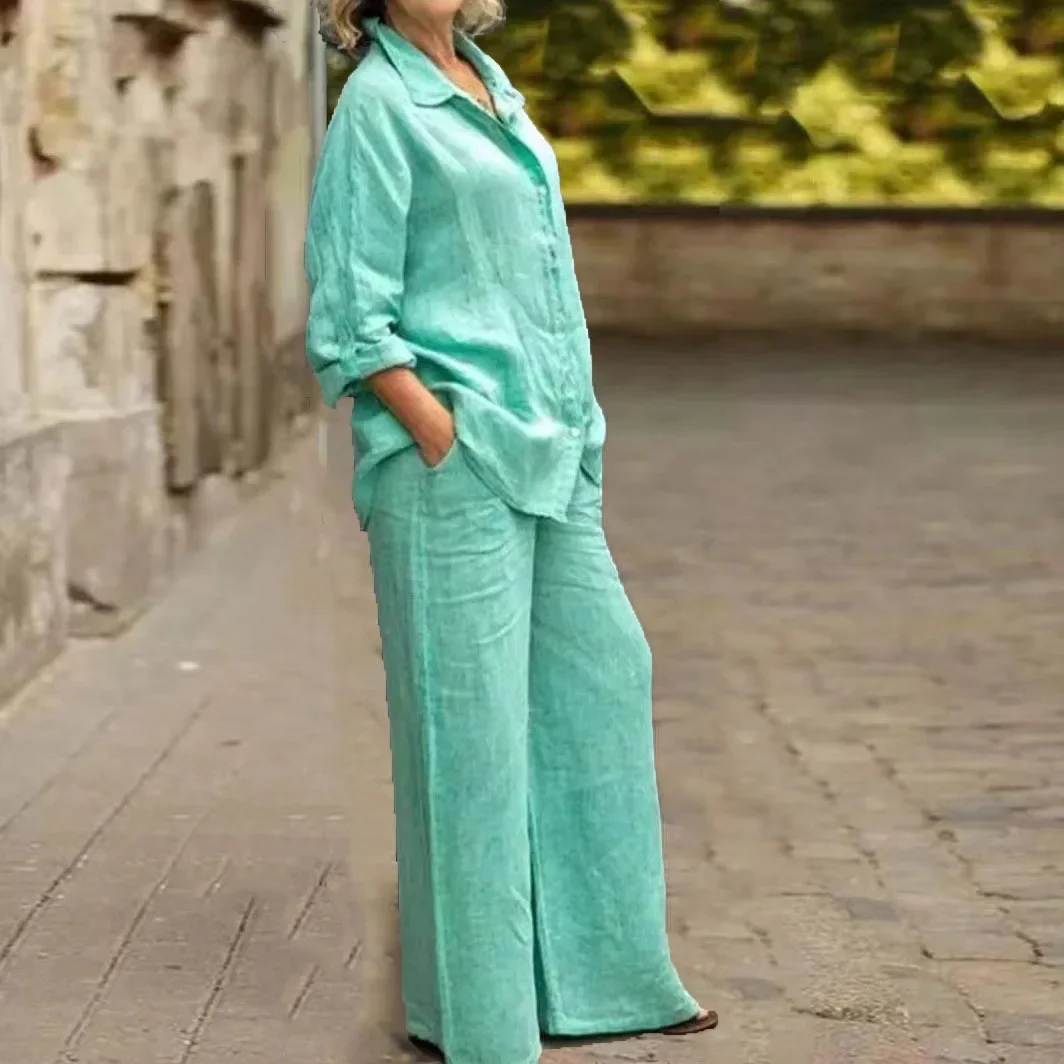 Casual Ladies Shirt Set Hot Sale Of The Season12 Colors New Style Women's Clothing Outfit Combo Fashionable Chinese Brand AE Sto - Image 3