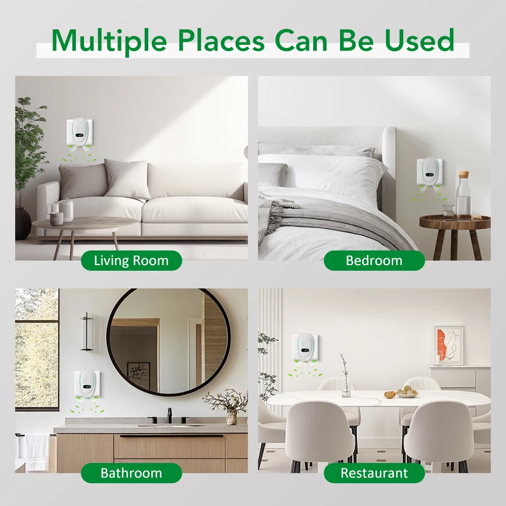 Mini Negative Ion Plug In Air Purifier for Home Office Bedroom Eliminates Smoke Odor & Formaldehyde Dust Remover Toilet Deodoran - Image 5