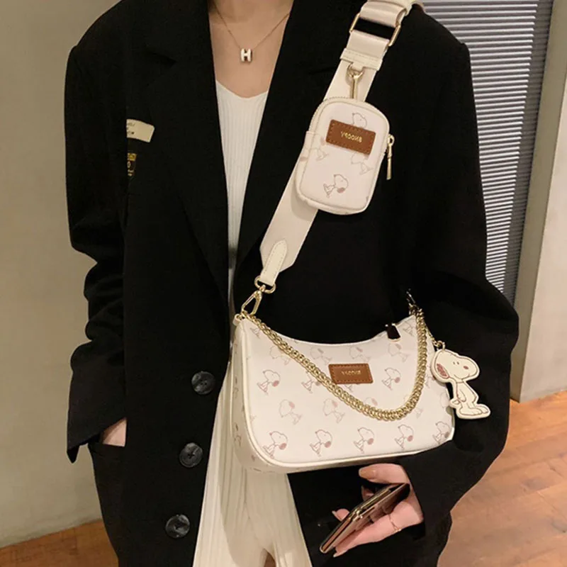 Women's High end 3-in-1 Shoulder Bag with Adjustable Wide Shoulder Strap Underarm Bag New Crossbody Bag - Image 3