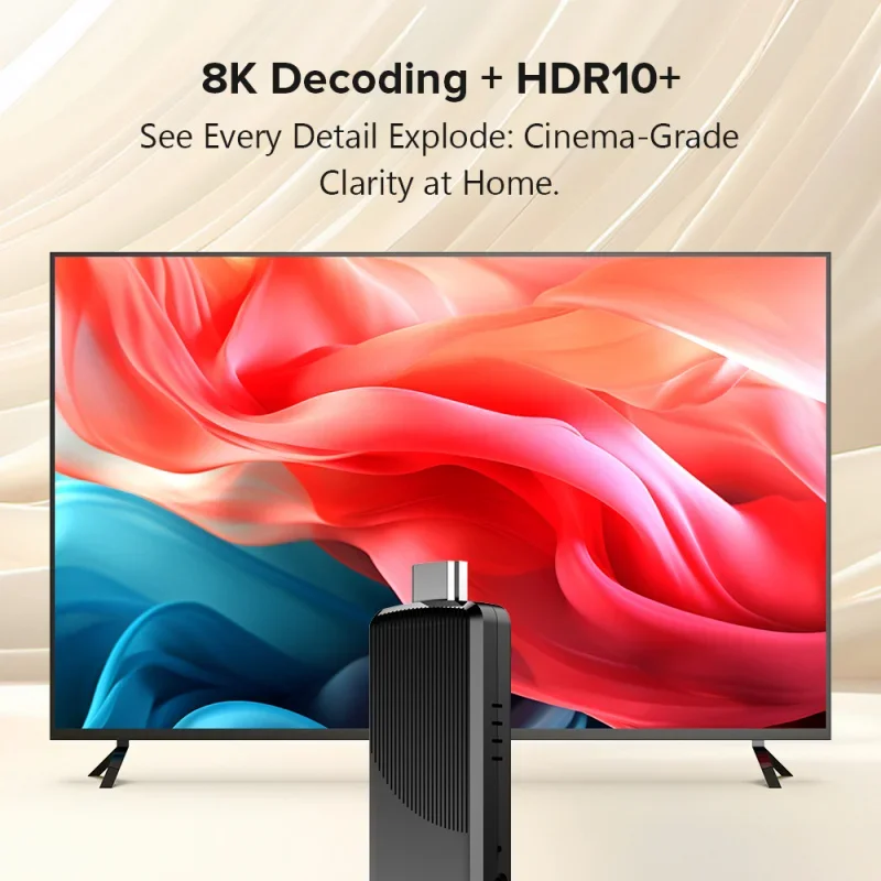 TV98 ATV X9 Smart TV Stick Android14 Allwinner H313 OTA 8GB 128GB Support 8K 4K Media Player 4G 5G Wifi6 HDR10 Voice Remote iptv - Image 2