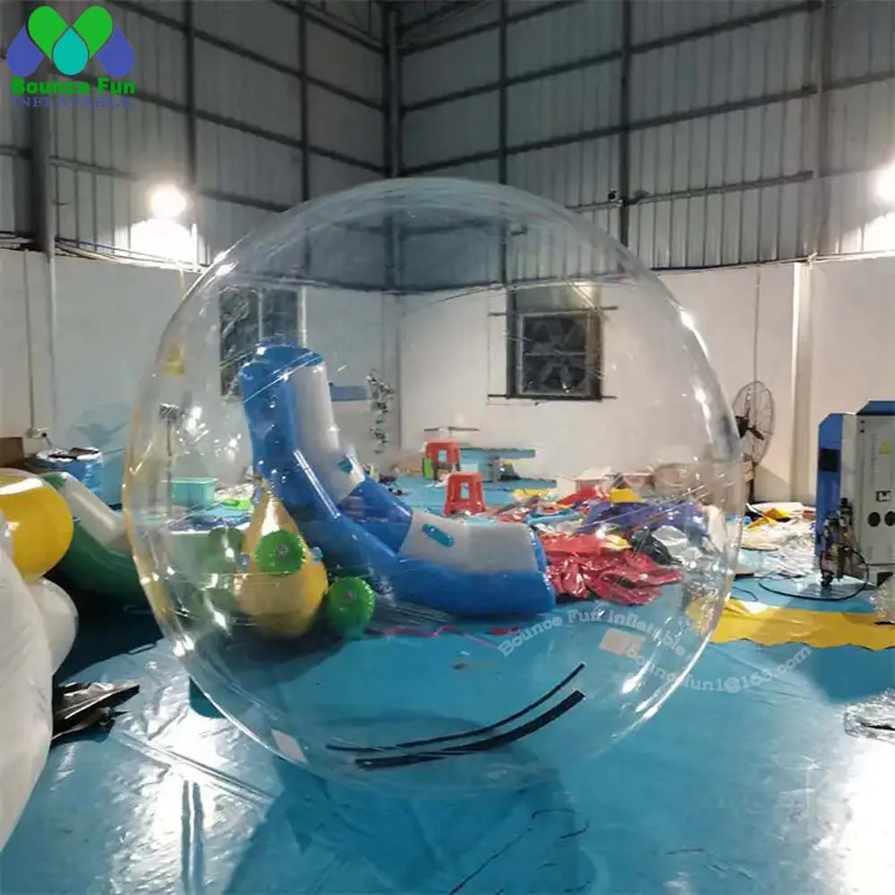 Human Sized 2m PVC Clear Inflatable Water Walking Ball Inflatable Water Zorbing Roller Balls Giant Balloon For Swimming Pool - Image 5