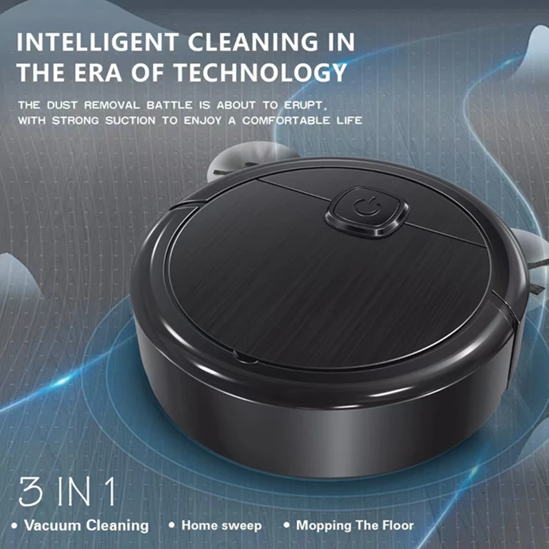3-in-1 Smart Sweeping Robot Vacuum Mop 4000pa Strong Suction Washable Mop For Pet Hair Hard Floor Ideal Home Kitchen Room 2025 - Image 3