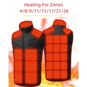 Heated Vest USB Rechargeable for Men Women Intelligent Heating Vest with Constant Warmth Washable Winter Thermal Vest Gift S-8XL