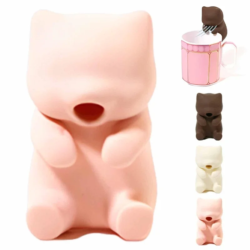 Portable Mini Cartoon Cute Cat Cooling Fan, Robot For Cools Your Hot Drinks & Food Cooler Suitable for All Kinds of Tableware - Image 2