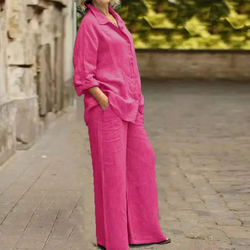 Casual Ladies Shirt Set Hot Sale Of The Season12 Colors New Style Women's Clothing Outfit Combo Fashionable Chinese Brand AE Sto - Image 2