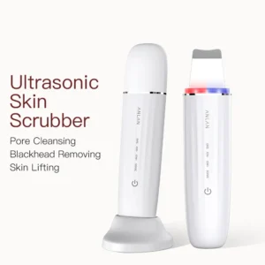 ANLAN Ultrasonic Skin Scrubber Peeling Facial Ultrasonic EMS Facial Lifting Red Blue Skin Care Pore Deep Cleansing Machine IPX7