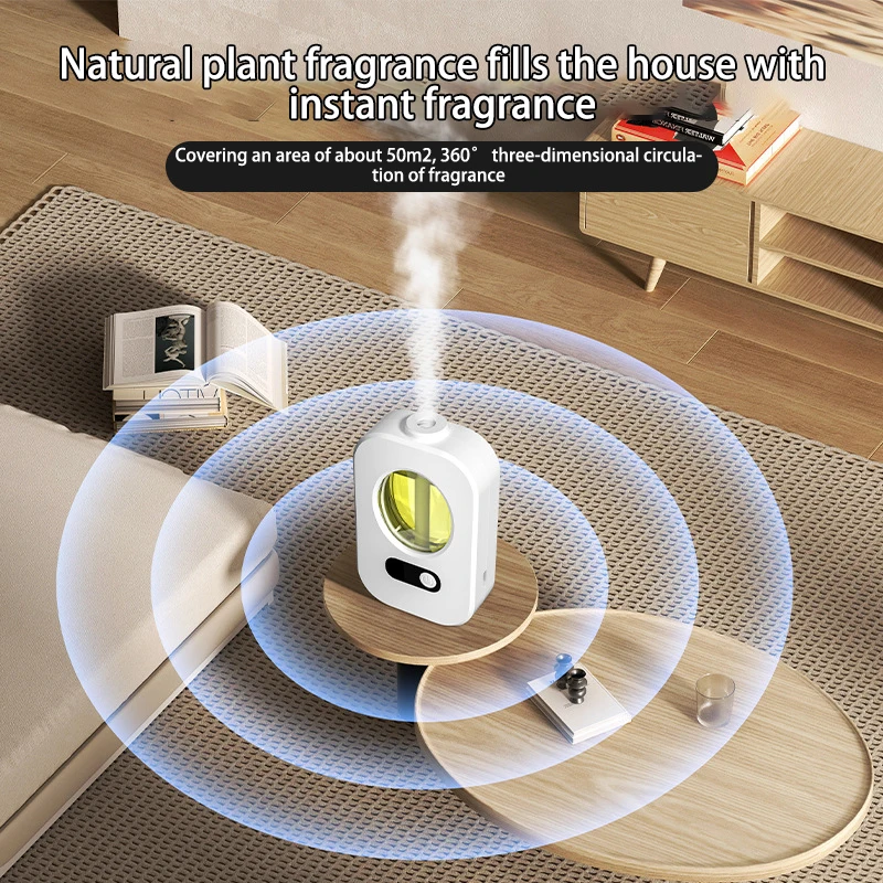 Automatic Diffuser Aromatherapy Machine Air Fragrance Air Freshener Toilet Bathroom Aroma Essential Oil Dispenser Humidifier - Image 3