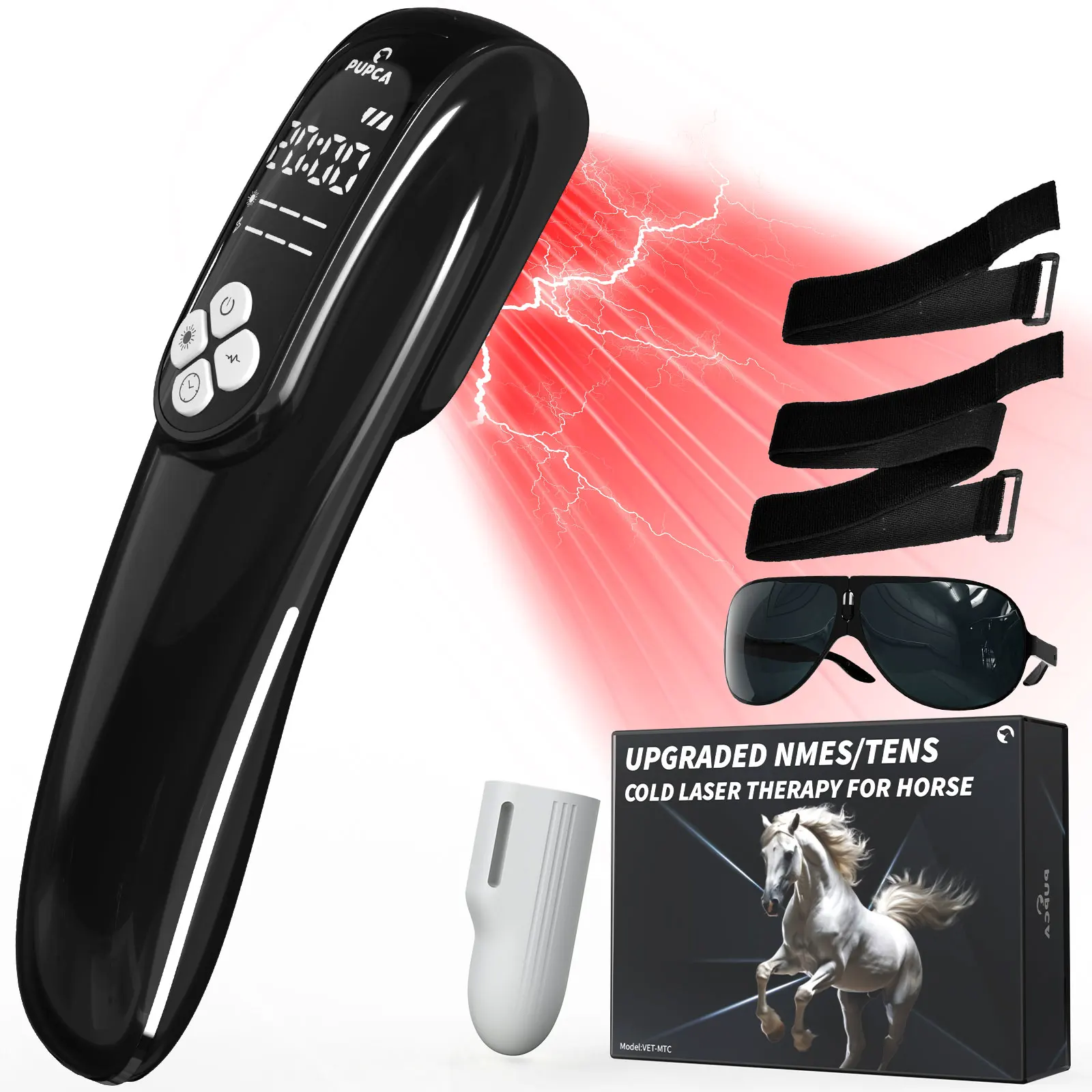 Cold laser treatment of horses wavelength 680nm808nm Red Light&TENS Therapy Device for Arthritis Heel Spurs Pain Relief Horse