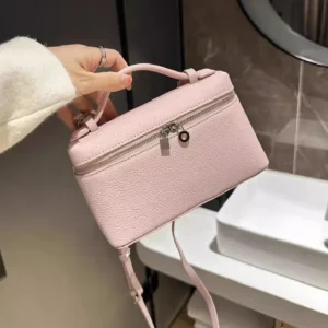Premium sense of niche lychee grain shoulder bag simple fashion lunch box women's bag exquisite mini handheld crossbody bags