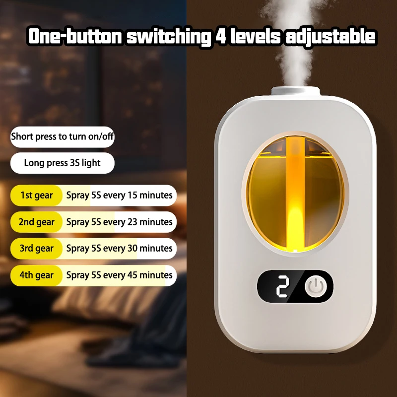 Automatic Diffuser Aromatherapy Machine Air Fragrance Air Freshener Toilet Bathroom Aroma Essential Oil Dispenser Humidifier - Image 2