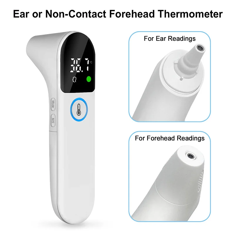 Digital Infrared Thermometer Baby Forehead Ear Non-contact Medical Use Body Temperature Meter Adult IR Measure Fever Termometro - Image 4