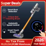 Wireless Handheld Vacuum Cleaner VC205,27000PA Suction,Smart Dust Sensor,Touch Screen,Portable Stick Cordless Vacuum for Home
