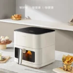 Jiuyang air fryer new large-capacity household double heat source no-turning visual electric fryer cooking machine