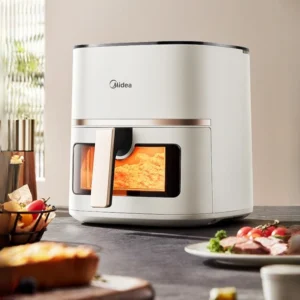 Midea air fryer household cooking machine 5L large-capacity visual no-turn-over electric oven air fryers