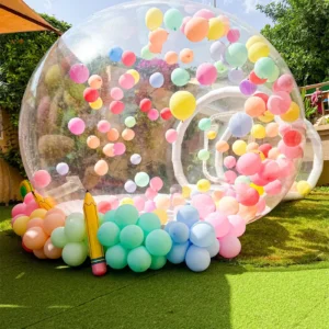 Kids Party Balloons Clear Inflatable Crystal Igloo Dome Bubble Tent Transparent Inflatable Bubble Balloons House